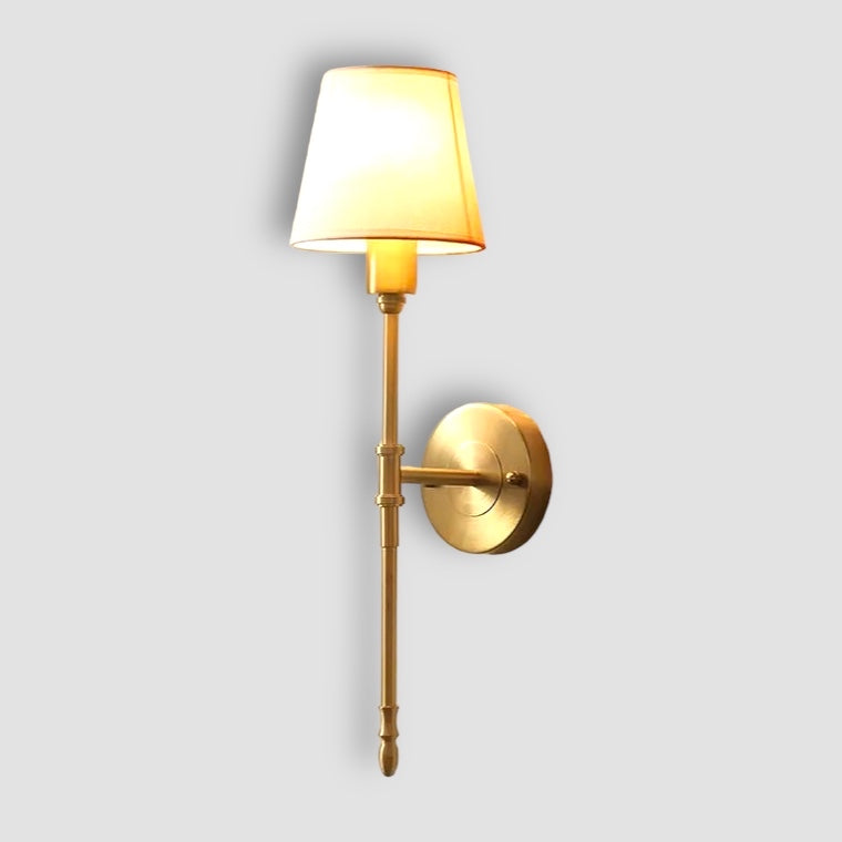 Contemporary Brass Bamboo Wall Light - HappyKidMart