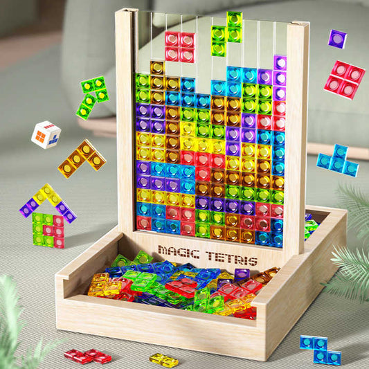 Classic Wooden Brain Teaser Puzzle Game - HappyKidMart