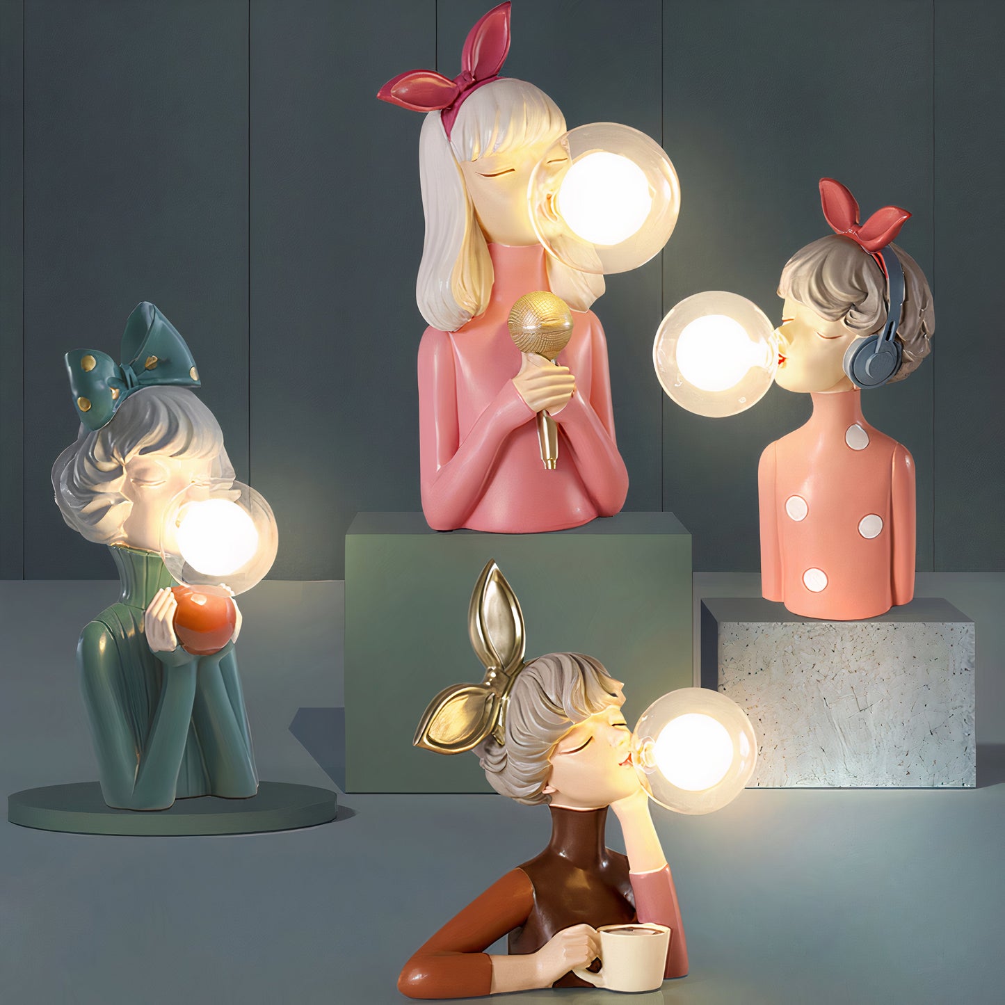 Stylish Glass Desk Lamp | Unique Home Decor