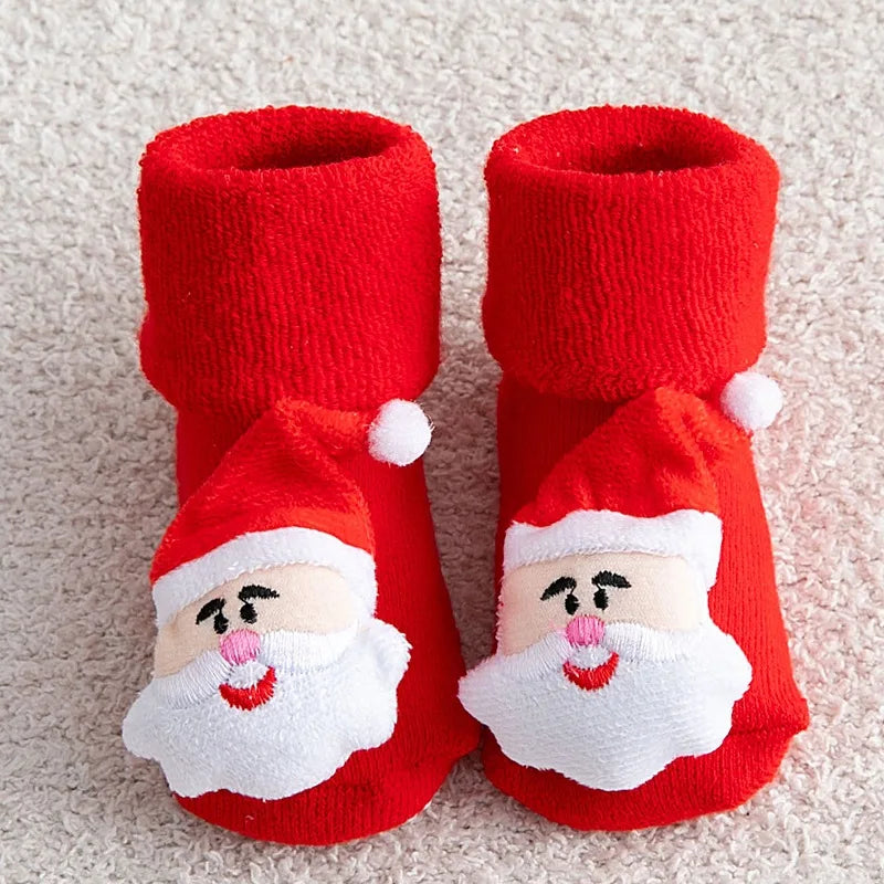 Baby Christmas Socks for Newborns