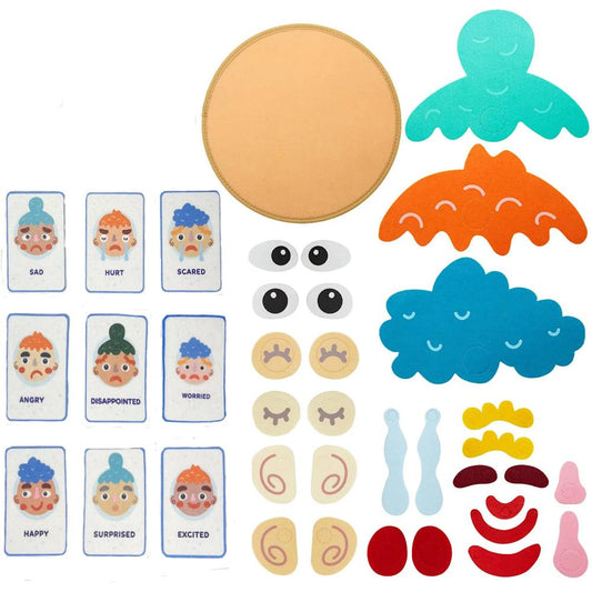 Kids Montessori Facial Expression-Educational Toy