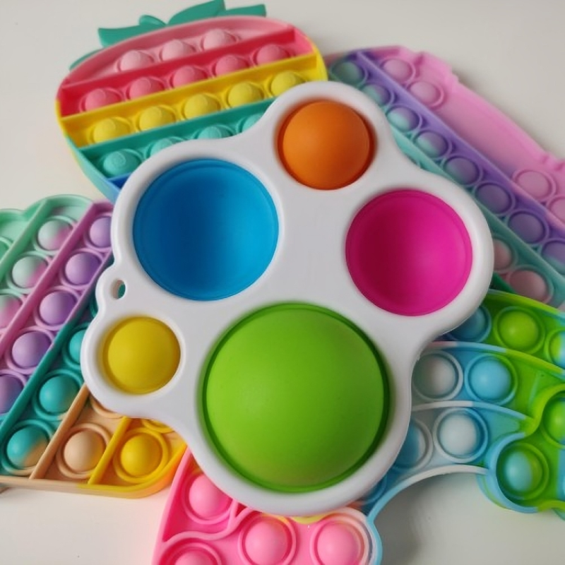 Baby Colourful Fidget Bubble Flipping Toy