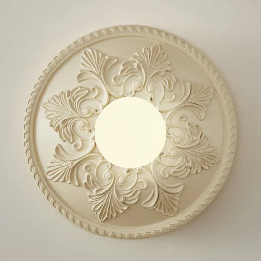 Classic Wall Light | Elegant Resin Detailing - HappyKidMart