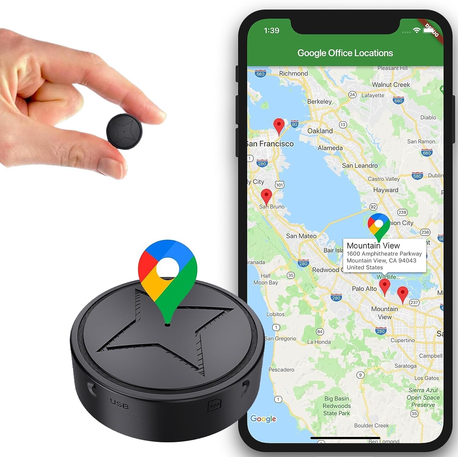Compact Car GPS Locator Device - HappyKidMart