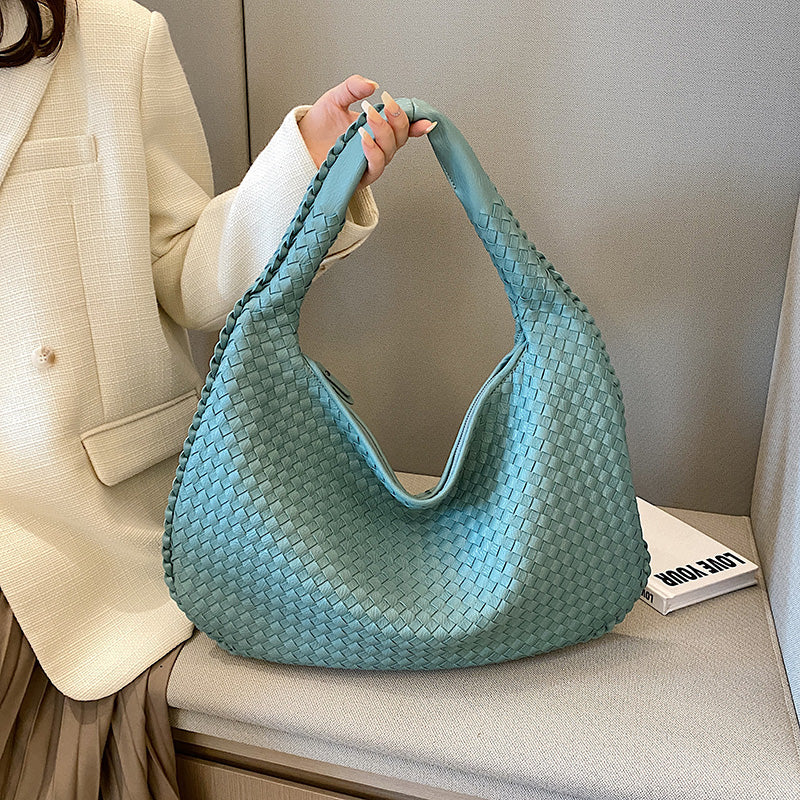 Bohemian Braided Leather Handbag