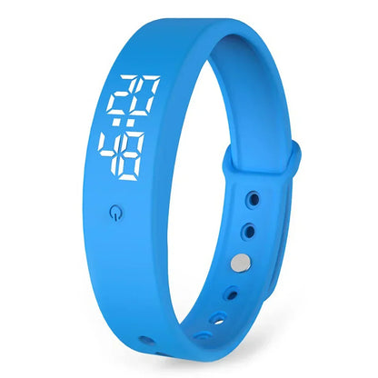 Waterproof Smart Fitness Watch with LED Screen - HappyKidMart