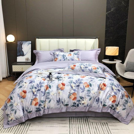 Beautiful Pastel Floral Duvet Cover Set - HappyKidMart