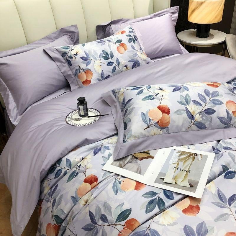 Beautiful Pastel Floral Duvet Cover Set