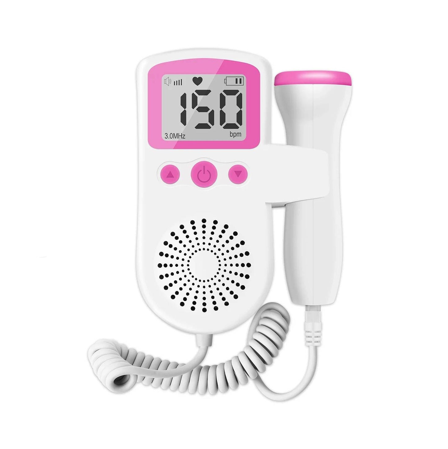 Ultrasound Doppler Fetal Heart Rate Baby Monitor