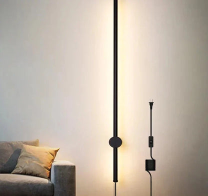 Slim LED Wall Light | Modern Bar Design