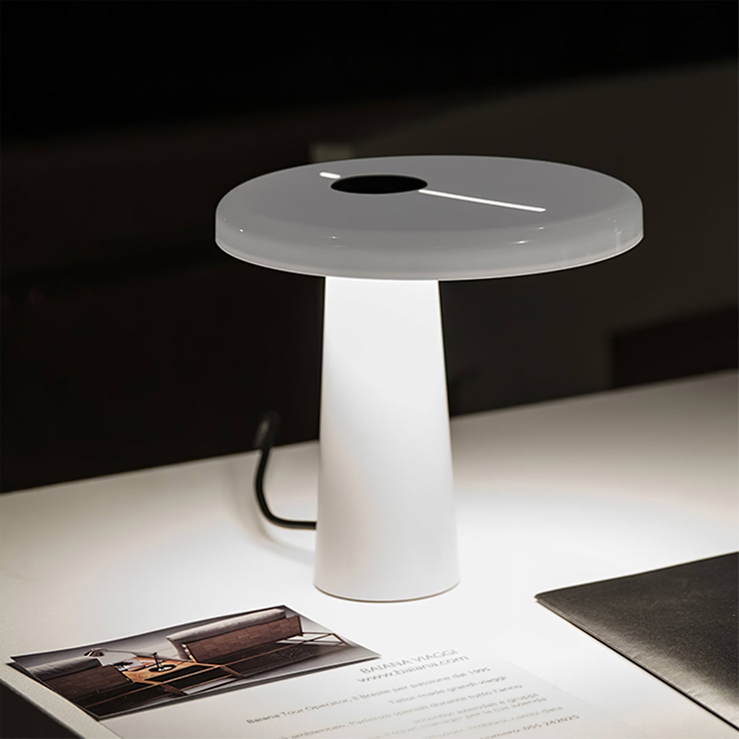 Stylish Round LED Desk Lamp