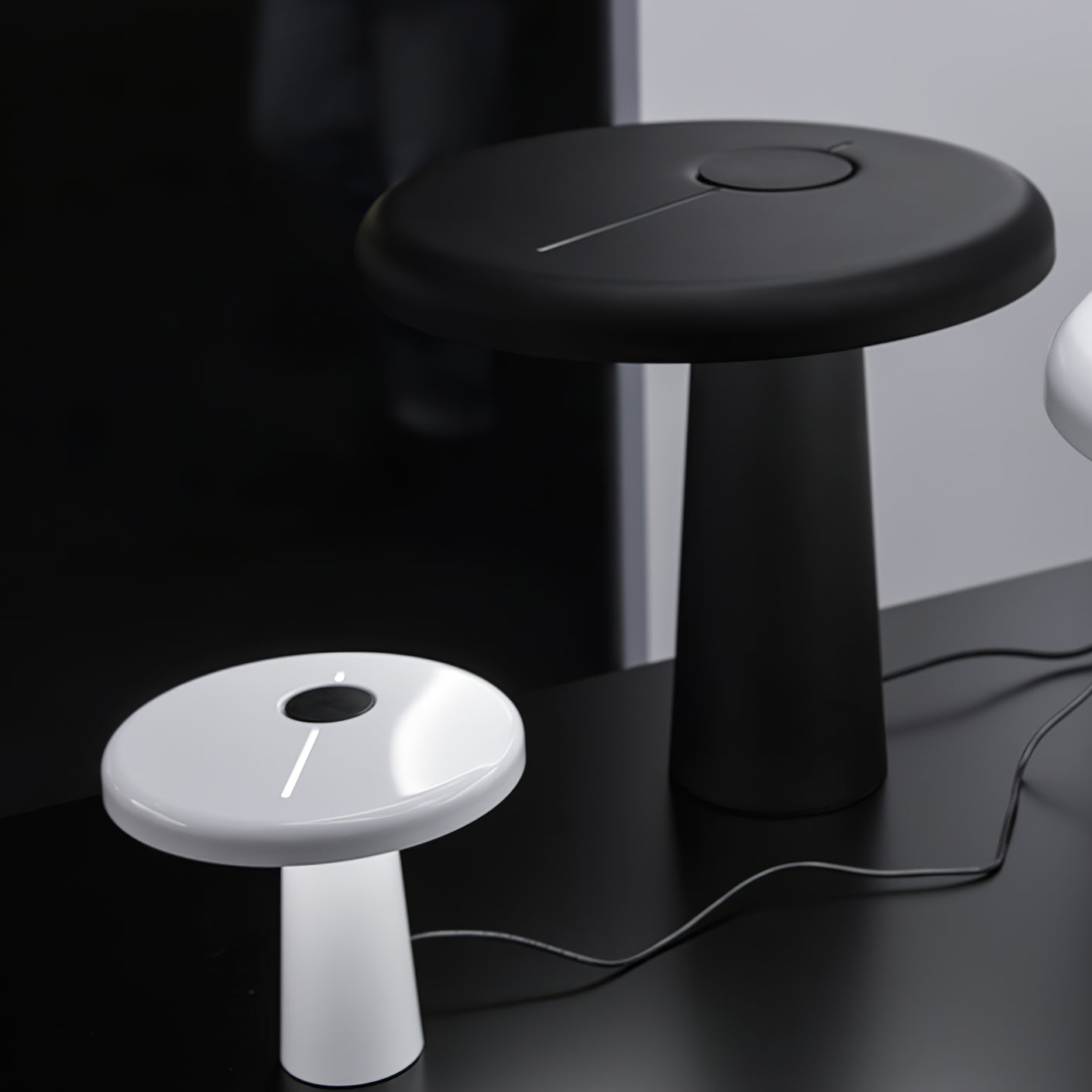 Stylish Round LED Desk Lamp