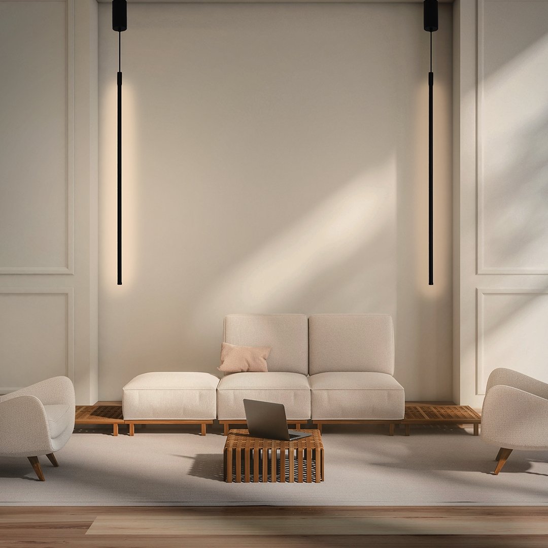 Stylish LED Hanging Light | Thin Metal Frame - HappyKidMart