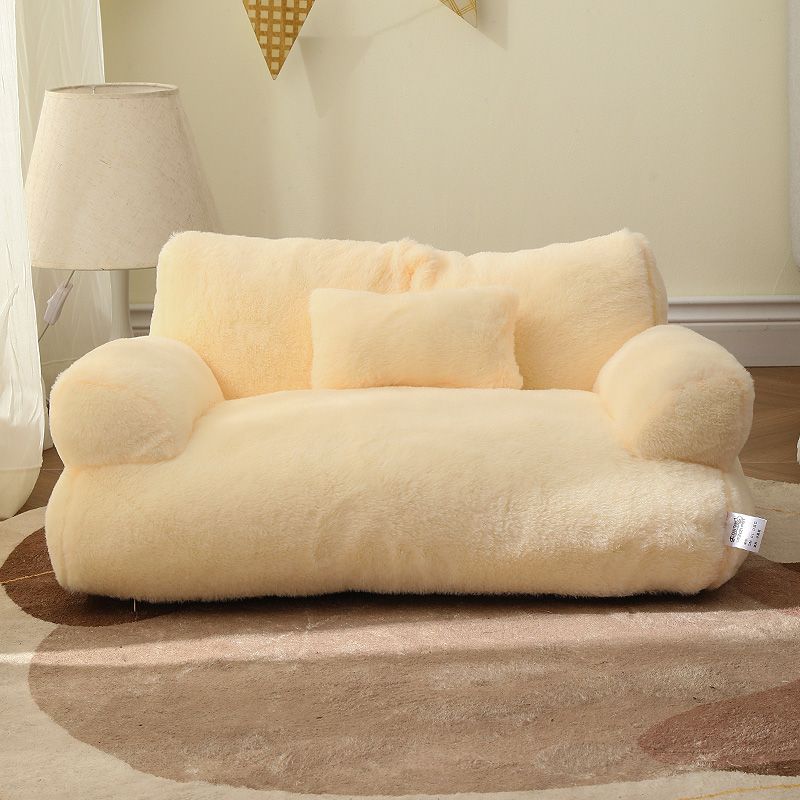 Cozy Pet Fleece Bed | Soft Dog & Cat Sleeper
