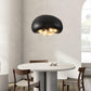 Sleek Black Glass Globe Pendant Light - HappyKidMart