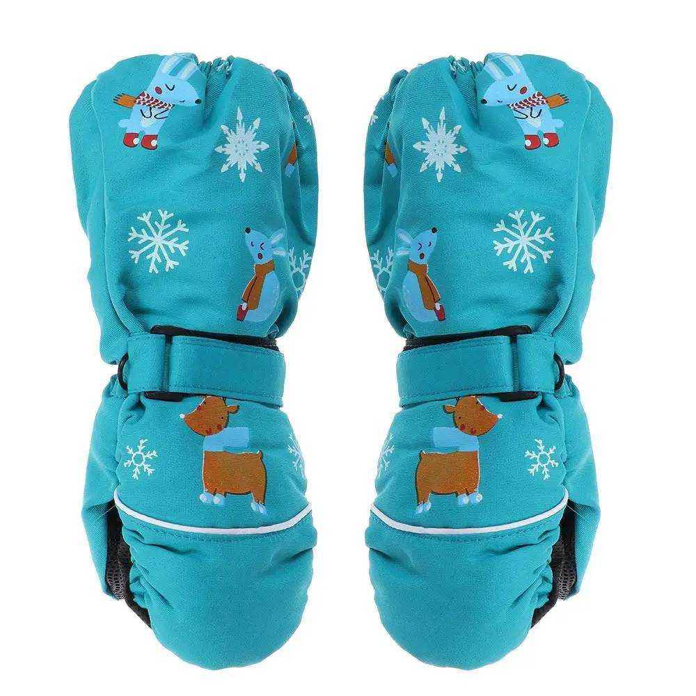 Waterproof Winter Rabbit Kids Gloves