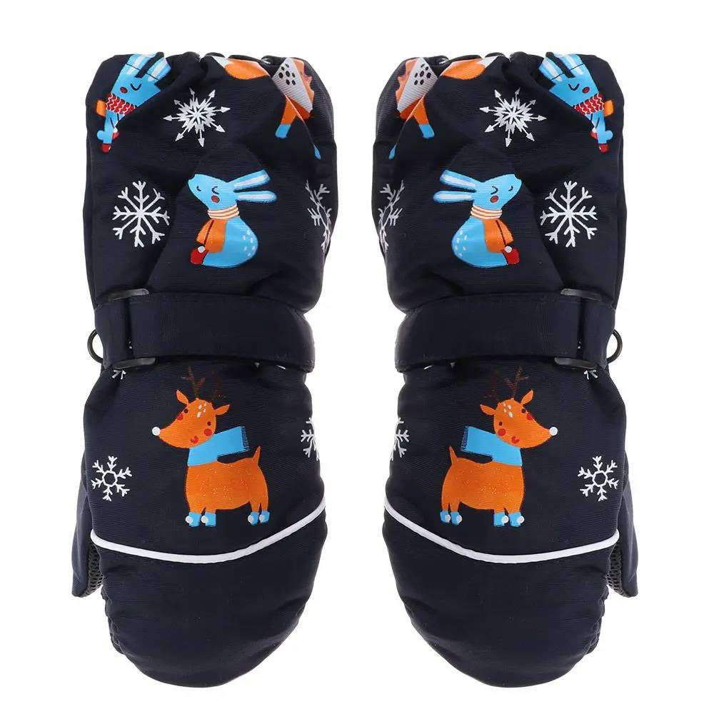 Waterproof Winter Rabbit Kids Gloves