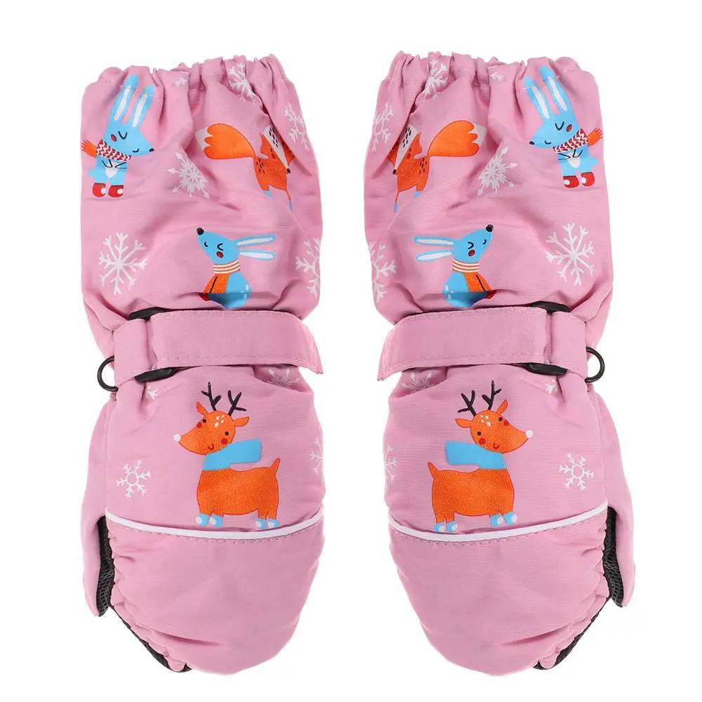 Waterproof Winter Rabbit Kids Gloves