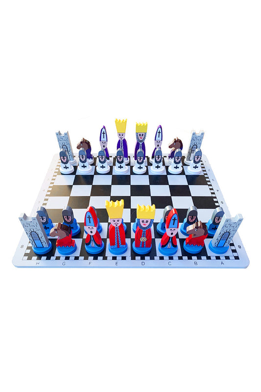 Classic Wooden Chess Board Set for Kids - HappyKidMart