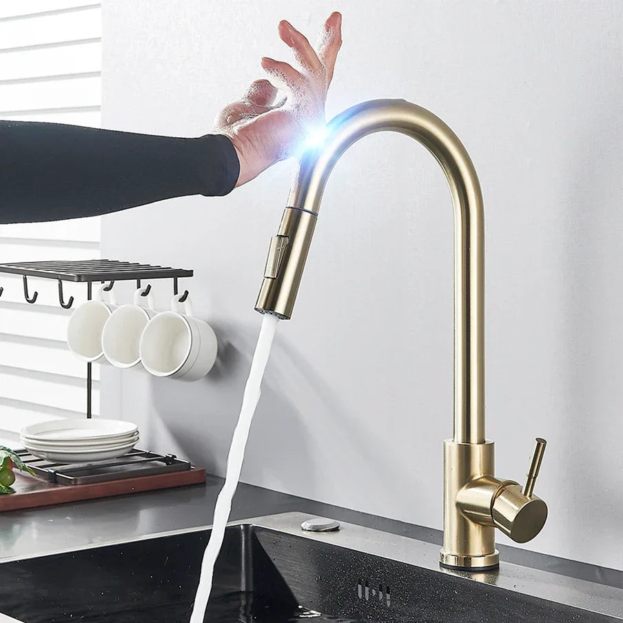 Touchless Kitchen Faucet with Pull Down Sprayer