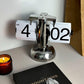 Classic Flip Clock | Modern Stainless Steel Design