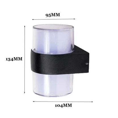 Stylish Weatherproof LED Outdoor Wall Lamp