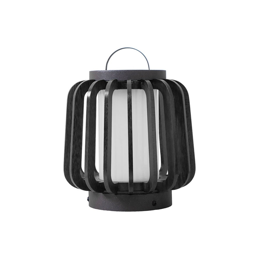 Rustic Wood Patio Table Lamp