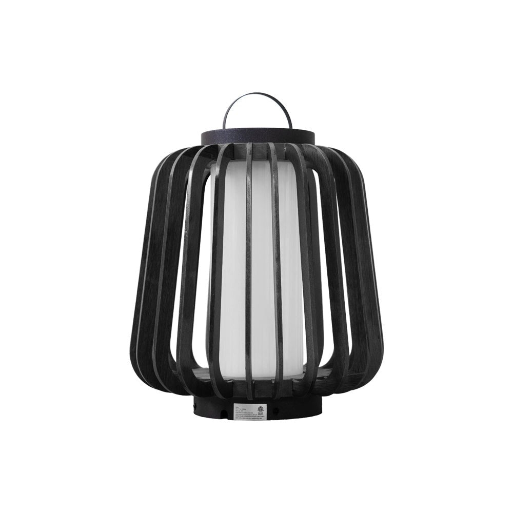 Rustic Wood Patio Table Lamp