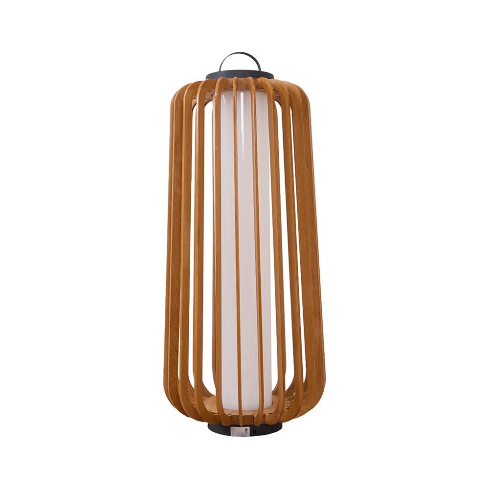 Rustic Wood Patio Table Lamp