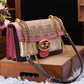 Fashion Crossbody Purse with Color Block Strap - HappyKidMart