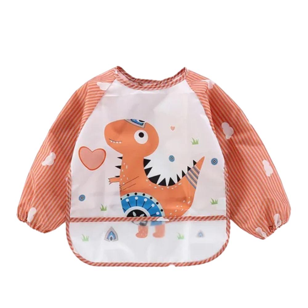 Baby Waterproof Long Sleeve Feeding Bib 