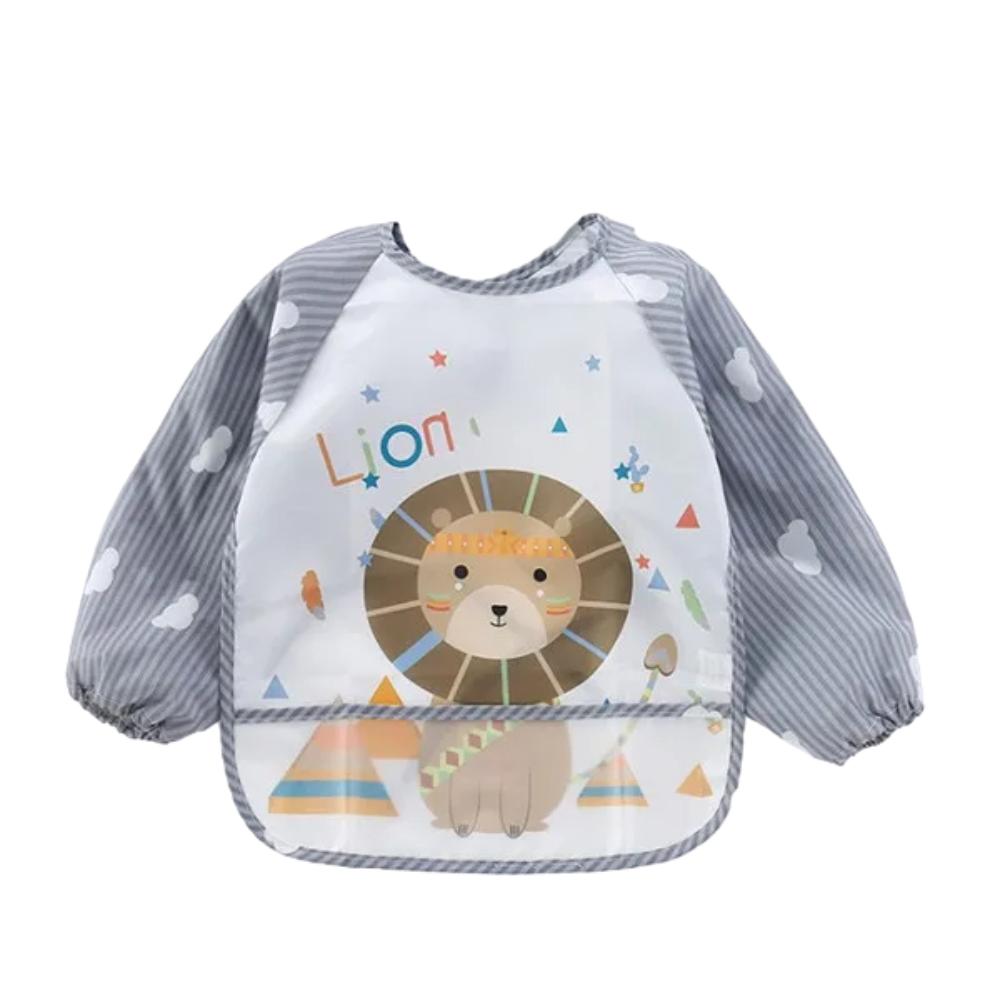 Baby Waterproof Long Sleeve Feeding Bib 