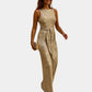 Glittering Red Night Jumpsuit