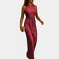 Glittering Red Night Jumpsuit - HappyKidMart