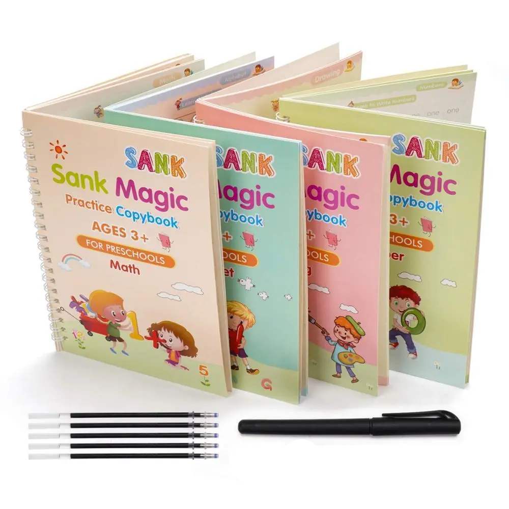 Magic Copy Montessori Book Free Wiping