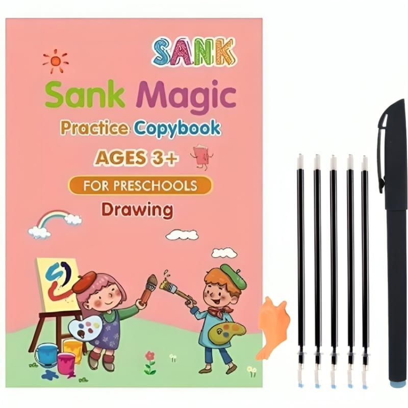 Magic Copy Montessori Book Free Wiping