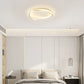 Stylish Gold Oval LED Ceiling Lamp