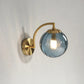 Stylish Pink Glass Wall Sconce