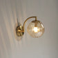 Stylish Pink Glass Wall Sconce