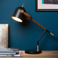 Sleek Desk Lamp | Black Metal Marble Base