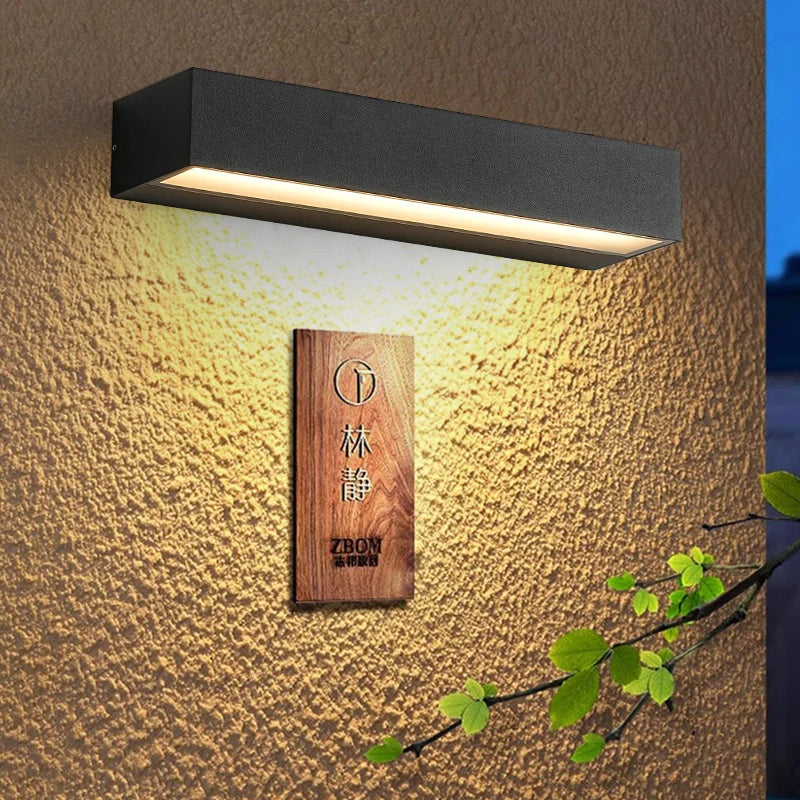 Contemporary LED Outside Wall Sconce - HappyKidMart