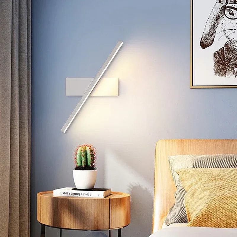 Sleek LED Wall Lamp | Adjustable Slim Design - HappyKidMart