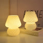 Stylish Glass Desk Lamp | Unique Swirl Pattern - HappyKidMart