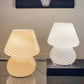 Stylish Glass Desk Lamp | Unique Swirl Pattern