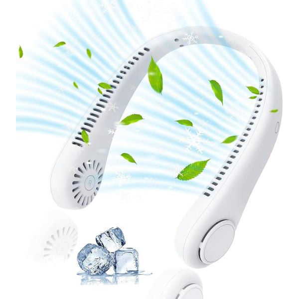 Compact Personal Misting Fan | Rechargeable Hands Free Cooler - HappyKidMart