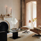 Contemporary White Glass Table Light