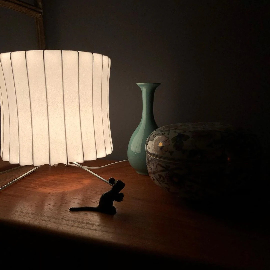Contemporary White Tripod Table Light