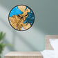 Farmhouse Style Wooden Wall Clock