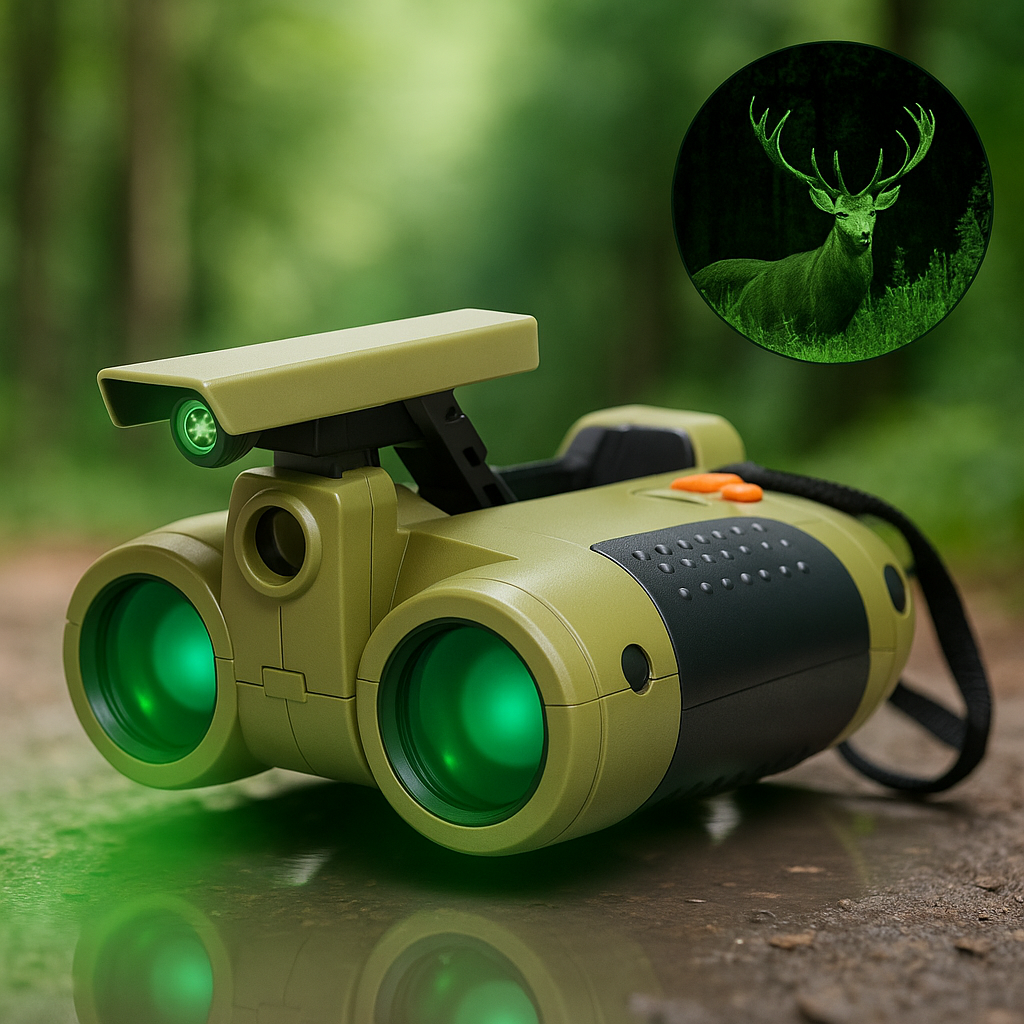 Kids Night Vision Goggles | Outdoor Binoculars 25ft Range - HappyKidMart