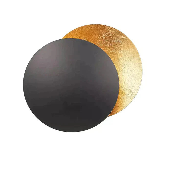 Luxury Solar Wall Lamp | Gold Finish Metal Design